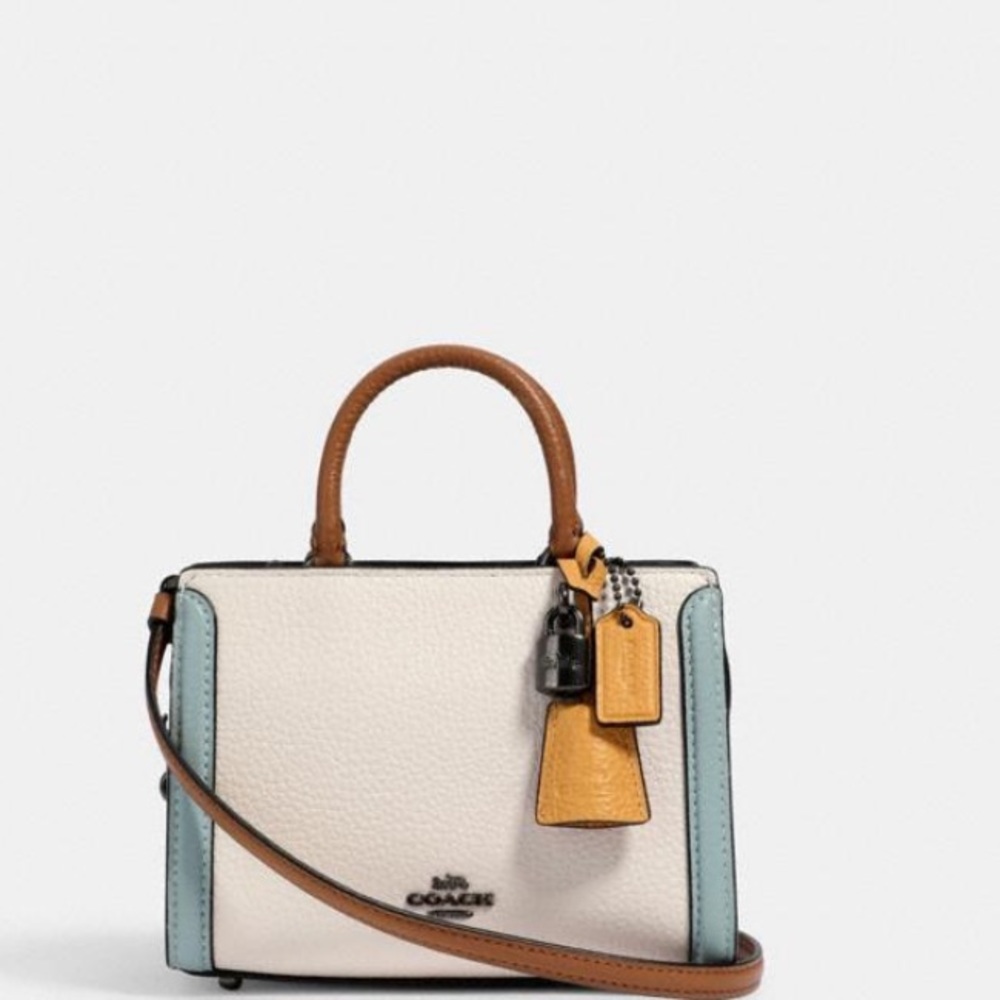 Coach  Micro Zoe Crossbody In Colorblock